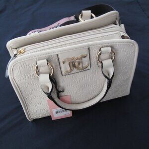 🆕 Charm City Angel Bag Juicy Couture Crossbody Handbag Detachable  white 💖